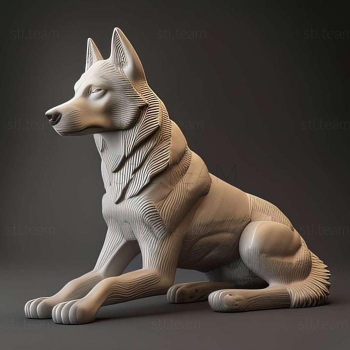 3D model Northern Inuit dog (STL)
